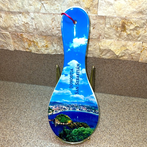 Decorative spoon rest or for wall display from Donostia San Sebastián, Spain - Picture 1 of 12